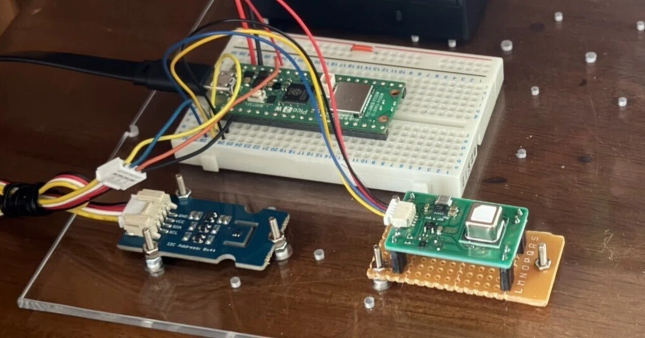 Raspberry Pi Pico 2WHとSCD40でCO2を計測する｜冠野製作所