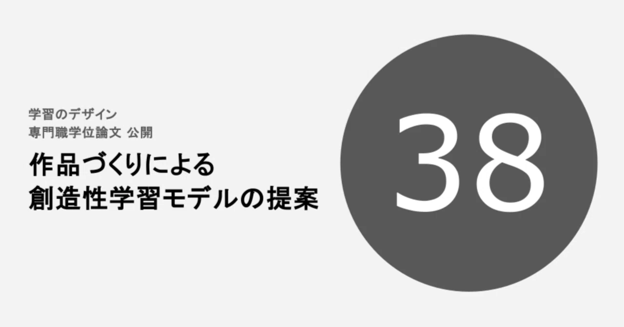 38. 作品づくりによる創造性学習モデルの提案：6.2.1 想像する｜ジマタロ