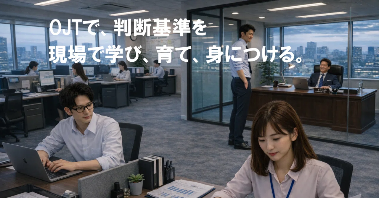 『OJTの設計はどこから始めるのか』Week9 Day6 ｜Alain（園田茂雄）構造で人を育て、仕組みで人を動かし、再現性のある組織を ...