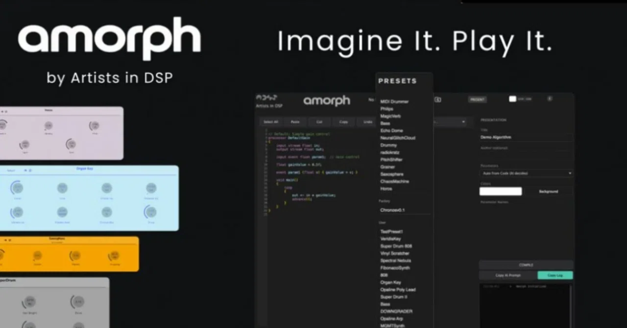 無料のプラグイン作成を可能にするAI駆動型プラグイン - Amorph｜free plugin