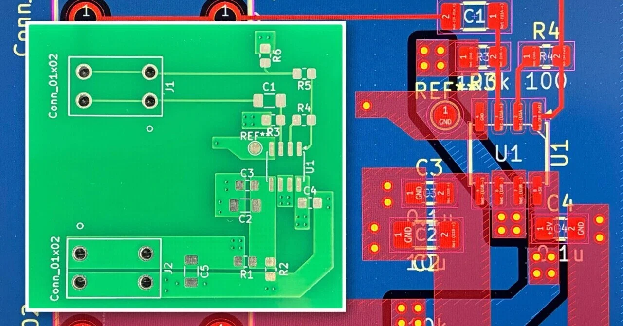 初学者が作るオペアンプ回路〈音声信号をESP32で読むための基板