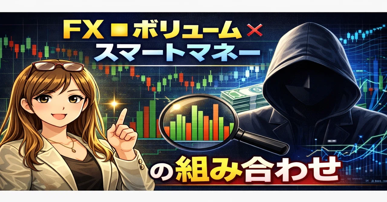 FX Combining Volume × Smart Money｜おみまり@@FX