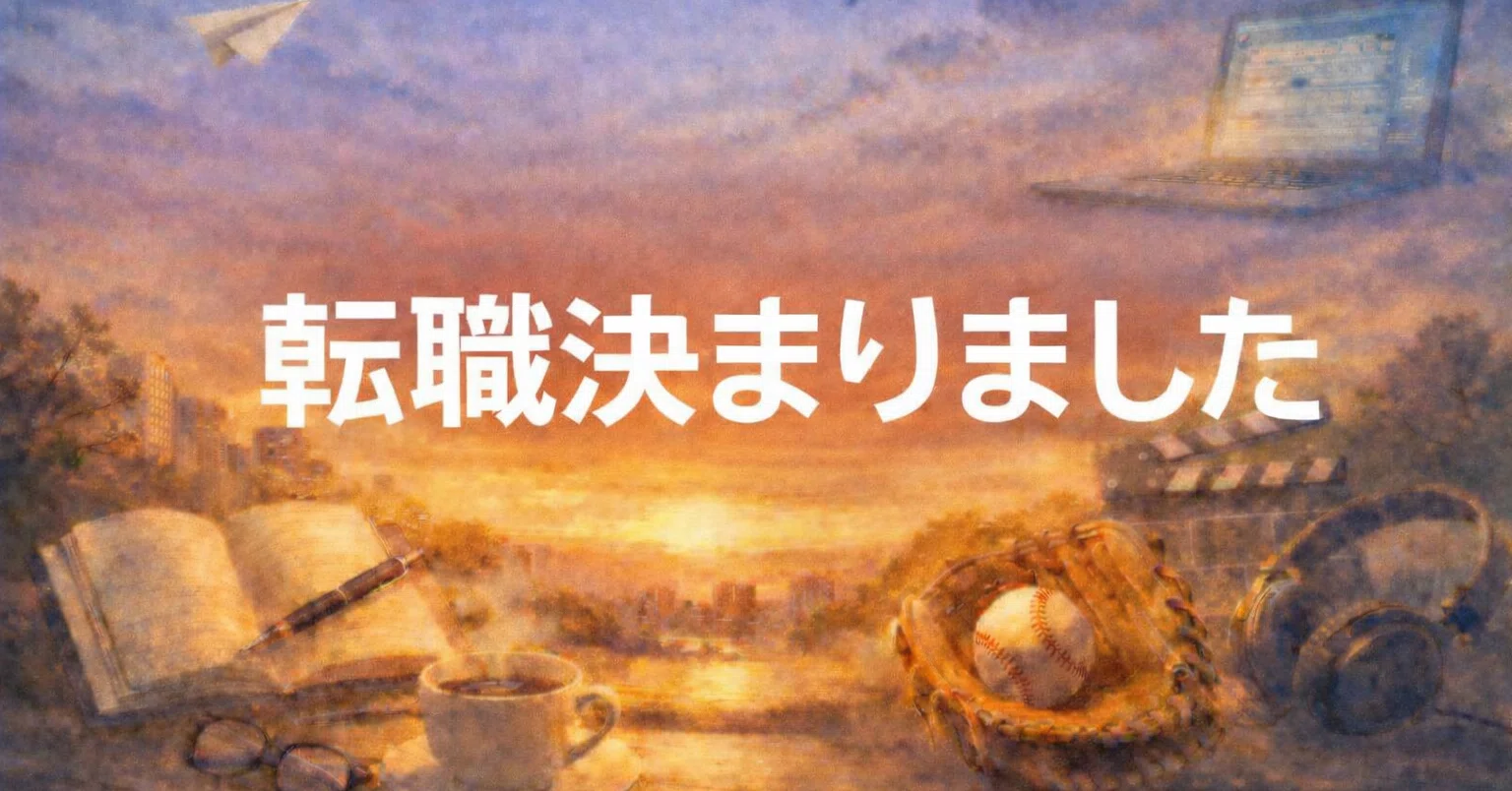 転職決まりました｜たかし