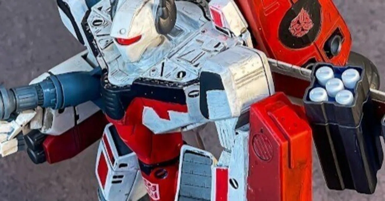 PLAMAX VF-1SをG1トイ版ジェットファイヤーにする｜マシーナリーとも子