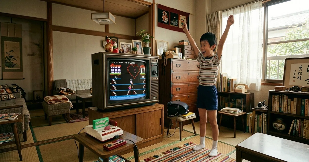 昭和の居間に魔法がかかった日：父とファミコンと、砂嵐の向こう側