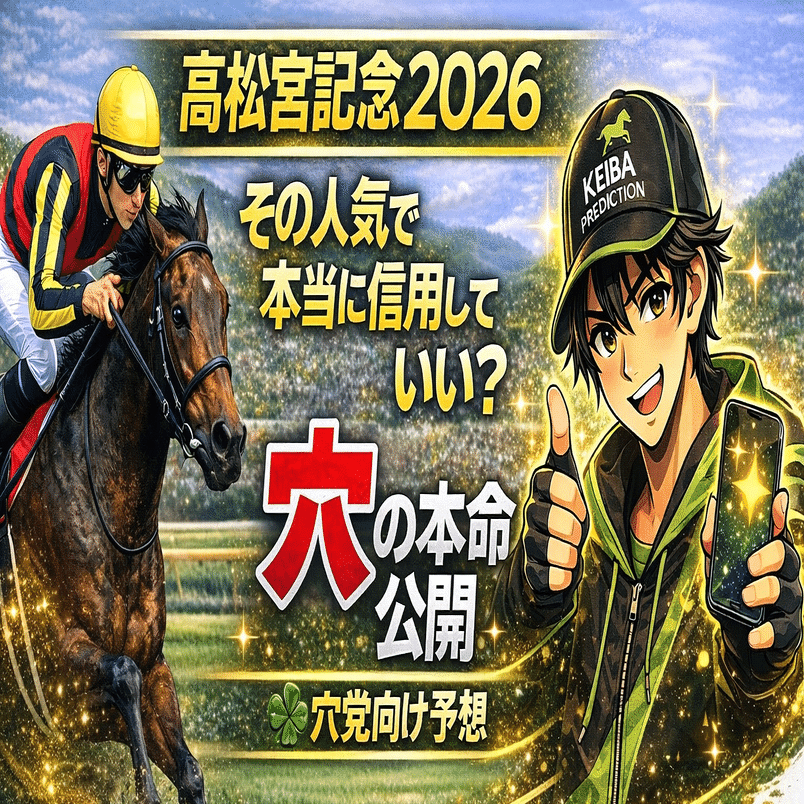 🏇【高松宮記念2026】“その人気でいいの？”穴党がニヤついた激アツ構図