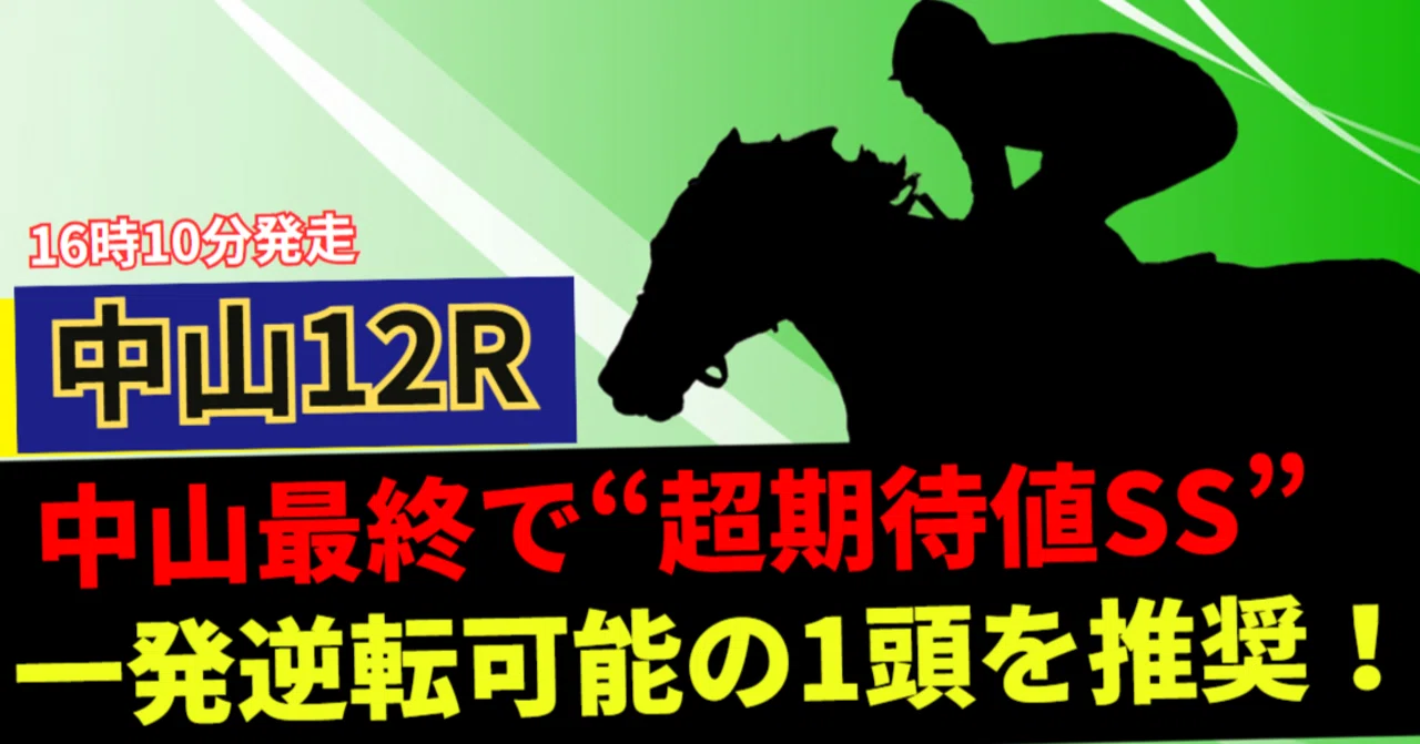 中山 12 レース 予想