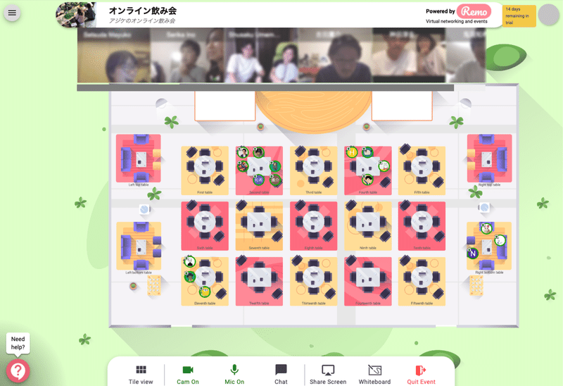 距離を越えられる Remoを使ってオンライン飲み会をひらきました Ajike丨ux Design Note