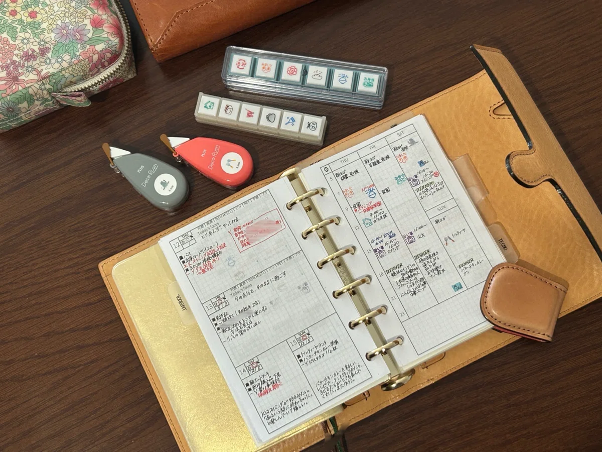 [Free DL] NM half weekly : 3 Days log Mini 6 (Self-made refill)｜nari ...