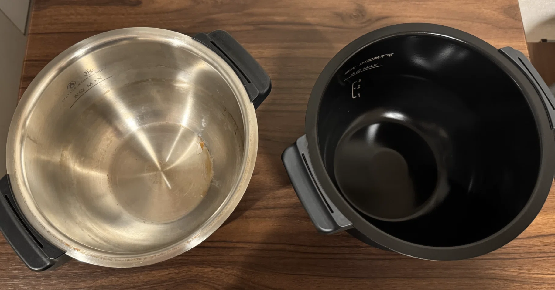 ホットクックの内鍋をフッ素コーティング加工に変えたら、後片付けが