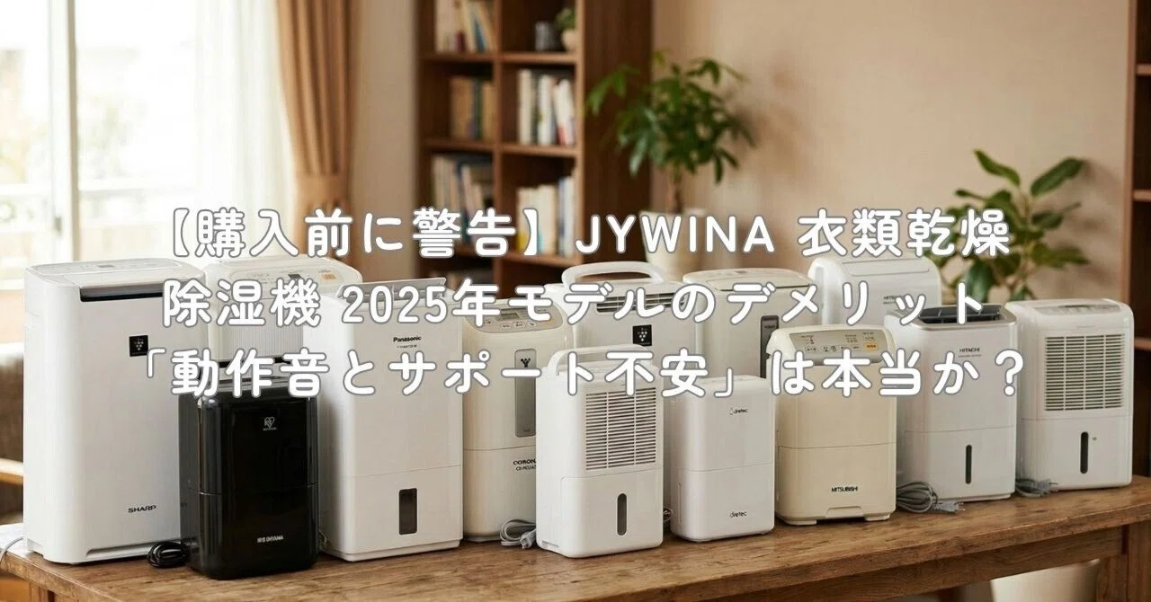 購入前に警告】JYWINA 衣類乾燥除湿機 2025年モデルのデメリット「動作