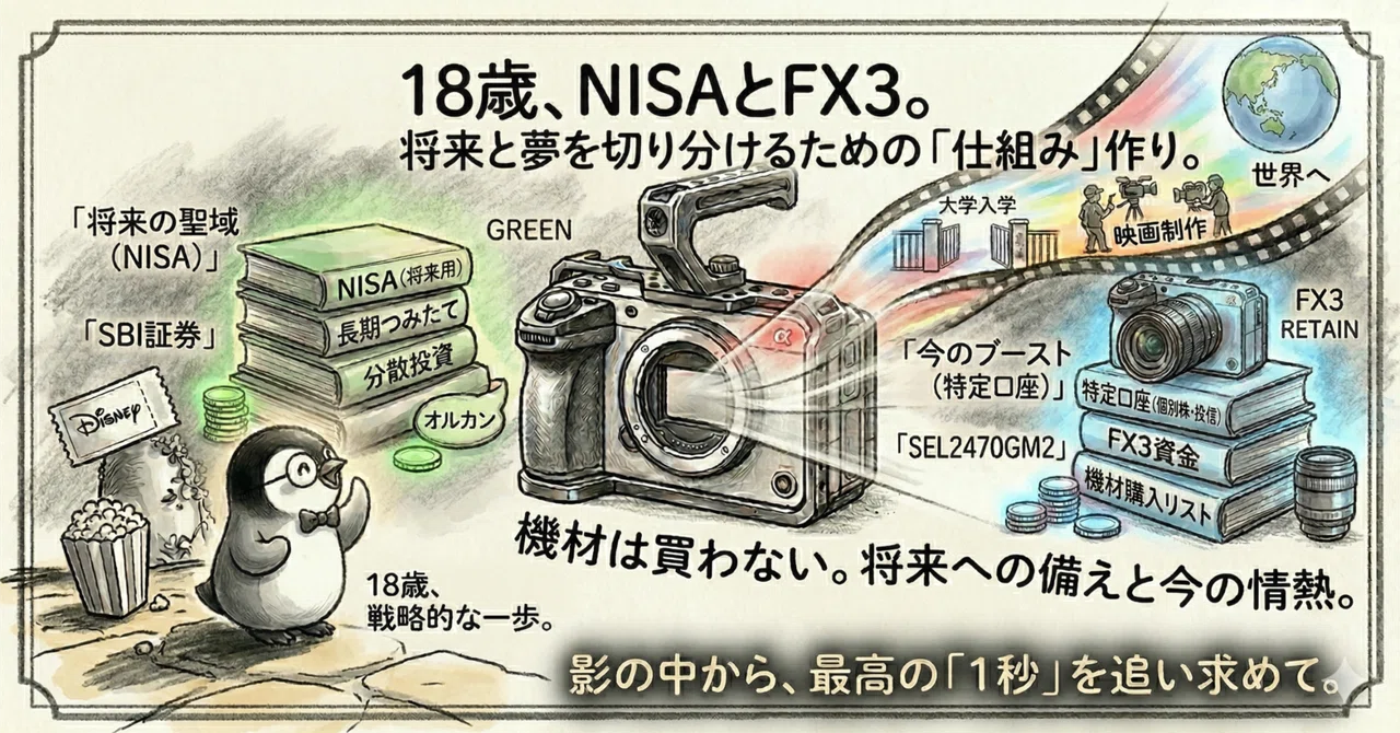 18歳、NISAとFX3。将来と夢を切り分けるための「仕組み」作り｜モノくろ