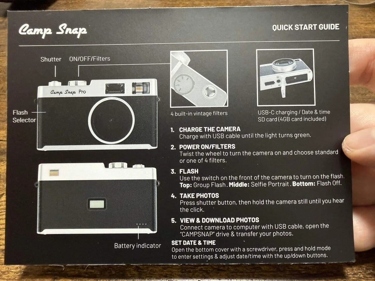 スクリーンレスデジタルカメラ「Camp snap pro」について｜ざらメ