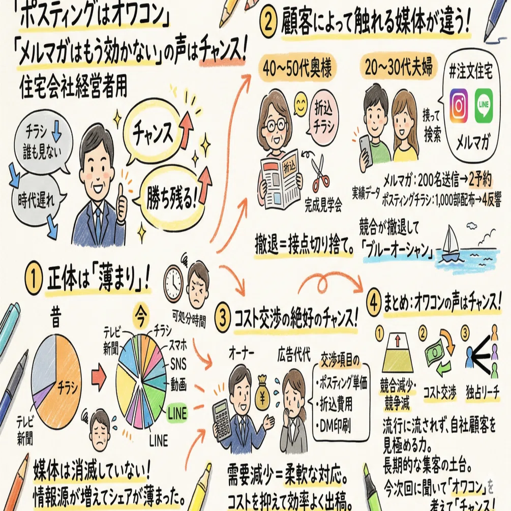 ポスティングはオワコン」「メルマガはもう効かない」——その声が聞こえ
