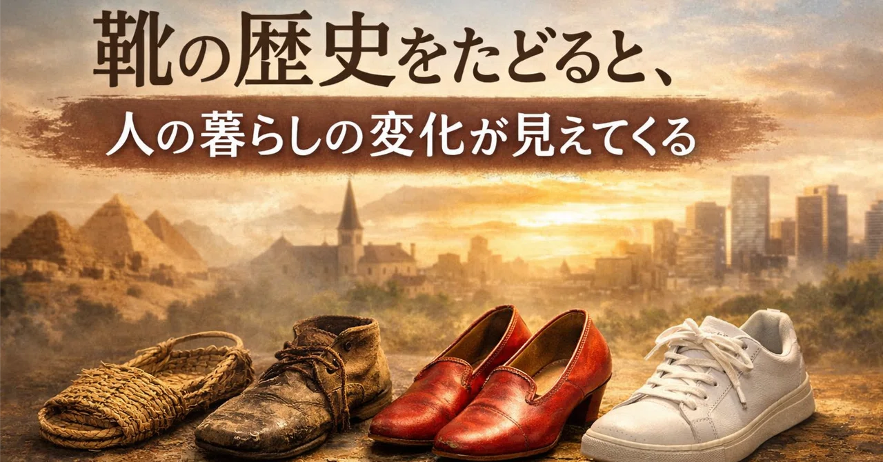 Tracing the history of shoes reveals changes in human life｜しかさん