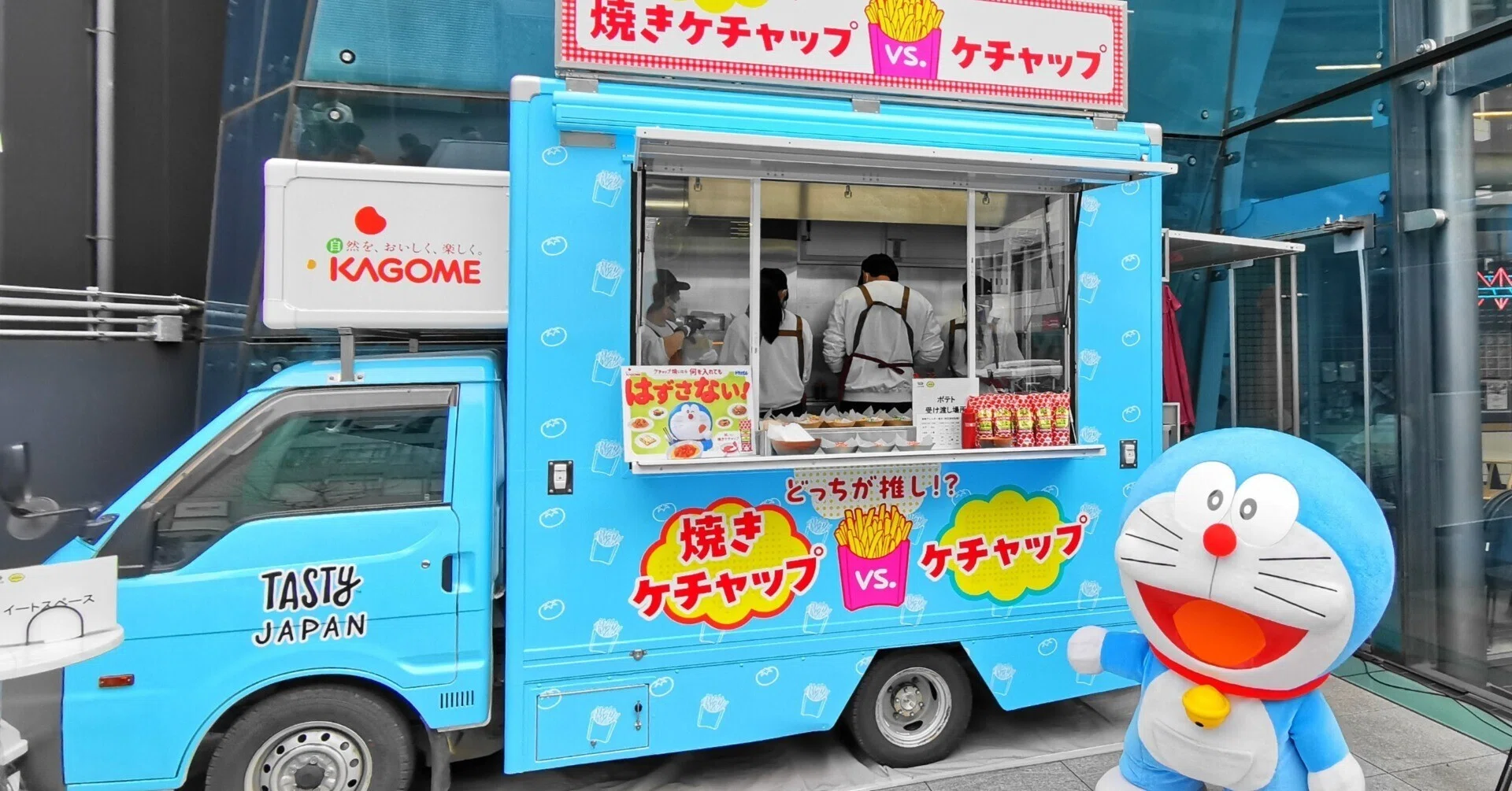 カゴメ「ケチャップ」を万能調味料に、ドラえもん起用しプロモーション 