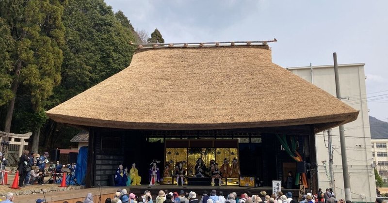 下谷上農村舞台・修理完成式典