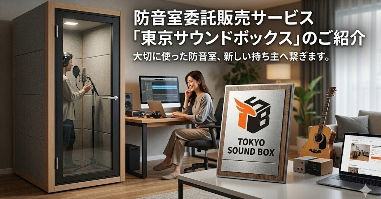 防音室の売却について 業界初！防音室の委託販売サービスについて｜音の自由を、すべての人に