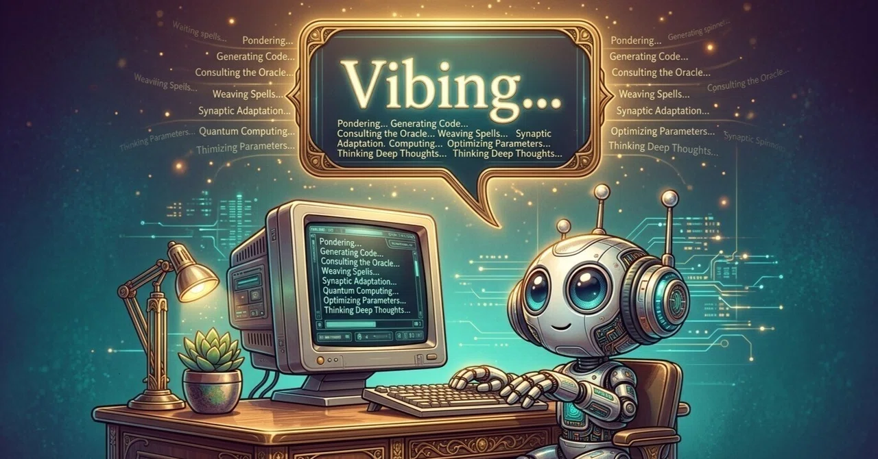 Claude Code の「Vibing...」とかの表示って何？ ── 約180種類の 