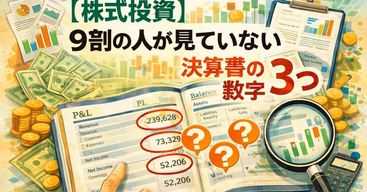 [Stock Investment] 3 Financial Statement Figures That 90% of People ...
