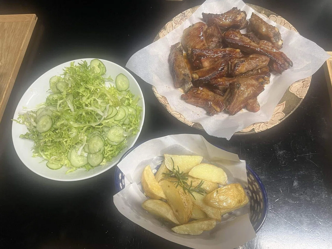我が家の夕飯 スペアリブ定食｜橘川幸夫