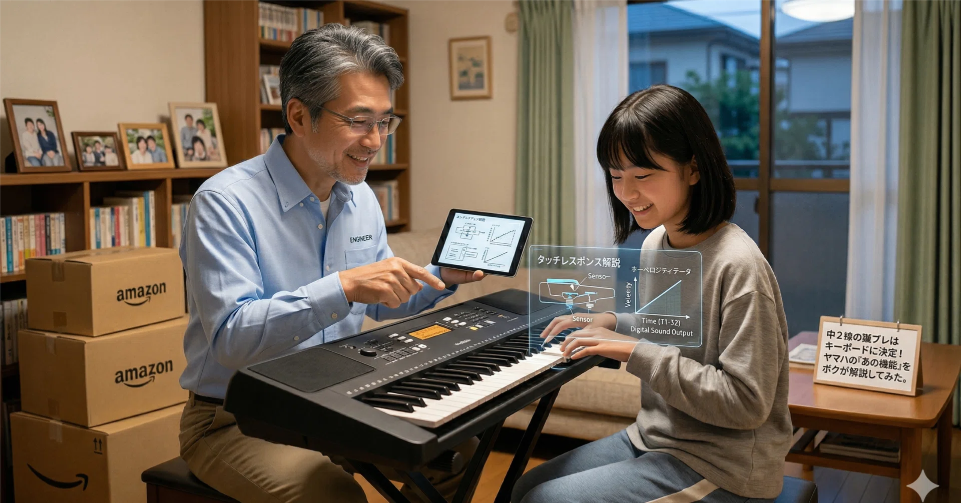 電子ピアノ：中学生の誕プレに唸る！カシオ、ヤマハの「あの機能」を