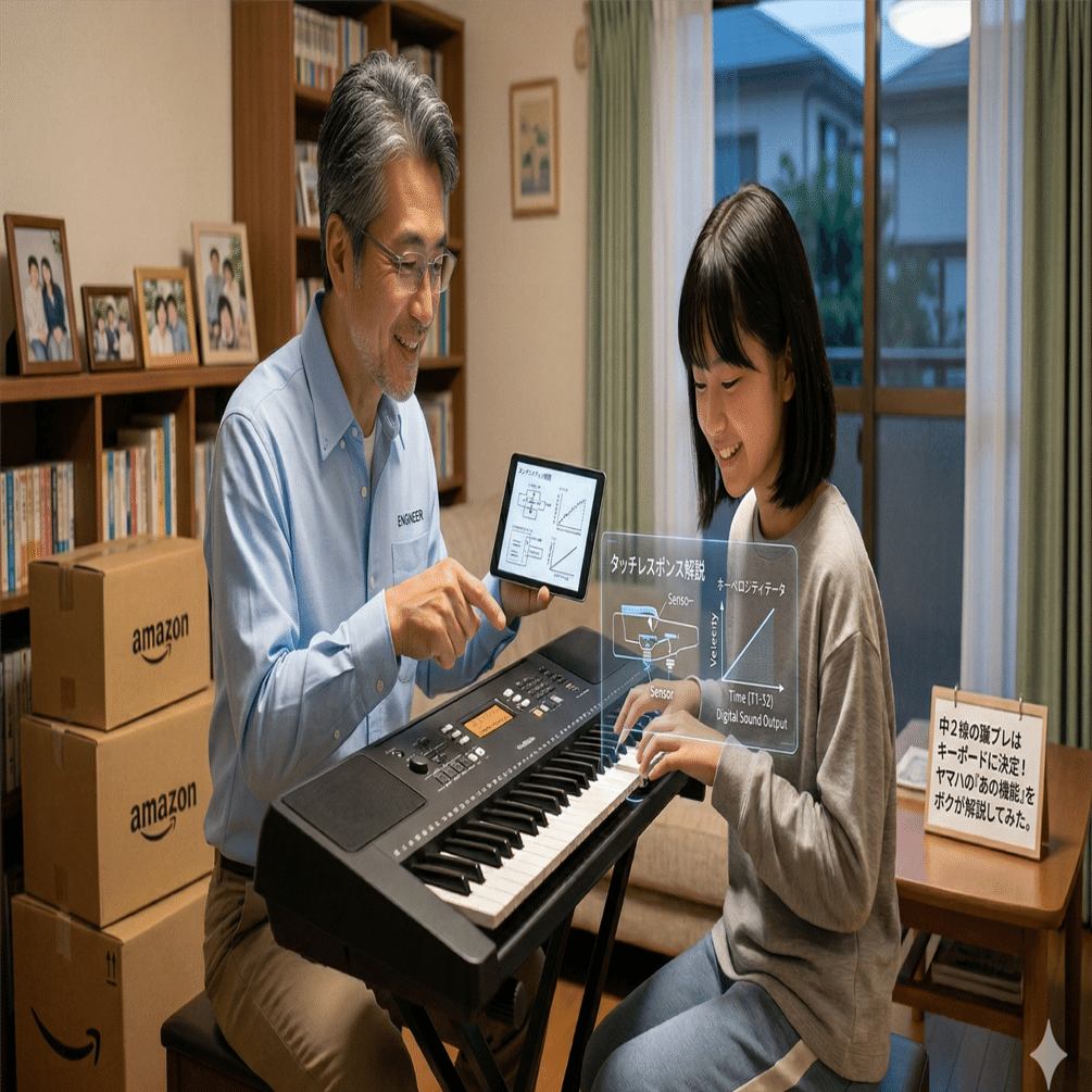 決まりました。カシオ　電子ピアノ　　 電子ピアノ：中学生の誕プレに唸る！カシオ、ヤマハの「あの機能」を