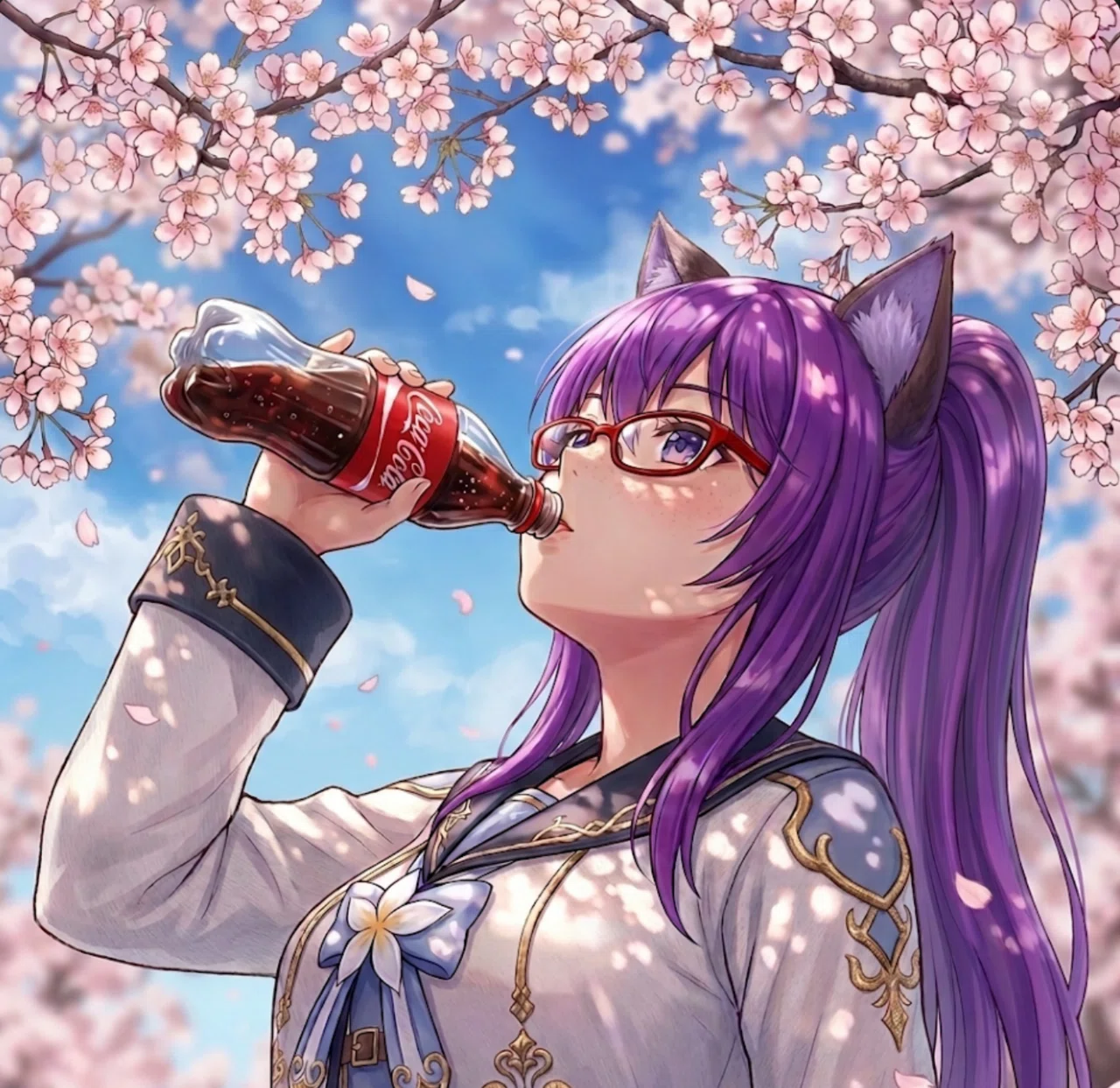 🌸知らなかったんだけど…サクラって最初は白いんだね！？｜くうねると