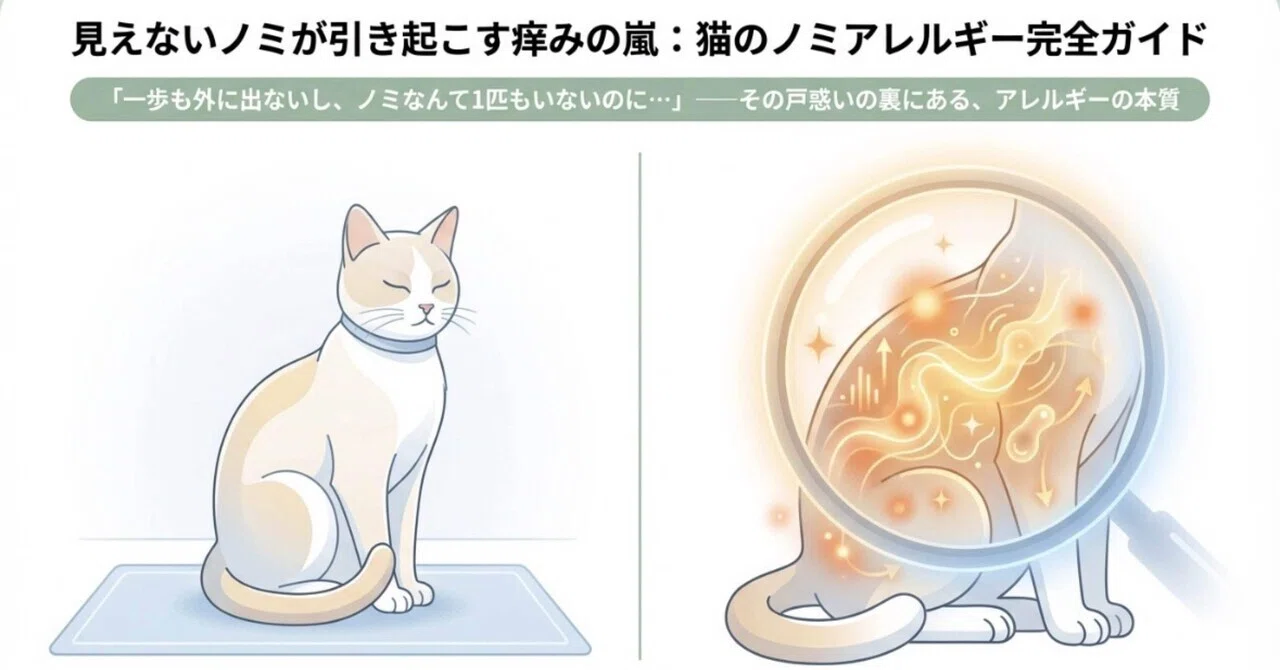 見えないノミが引き起こす痒みの嵐:猫のノミアレルギーガイド｜獣医師クリネックス