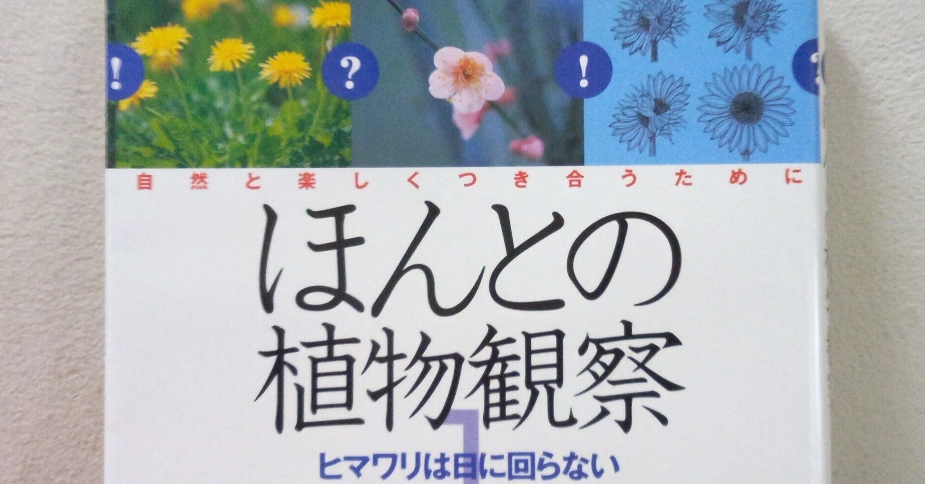 出版物のご紹介『ほんとの植物観察1 ヒマワリは日に回らない』｜地人