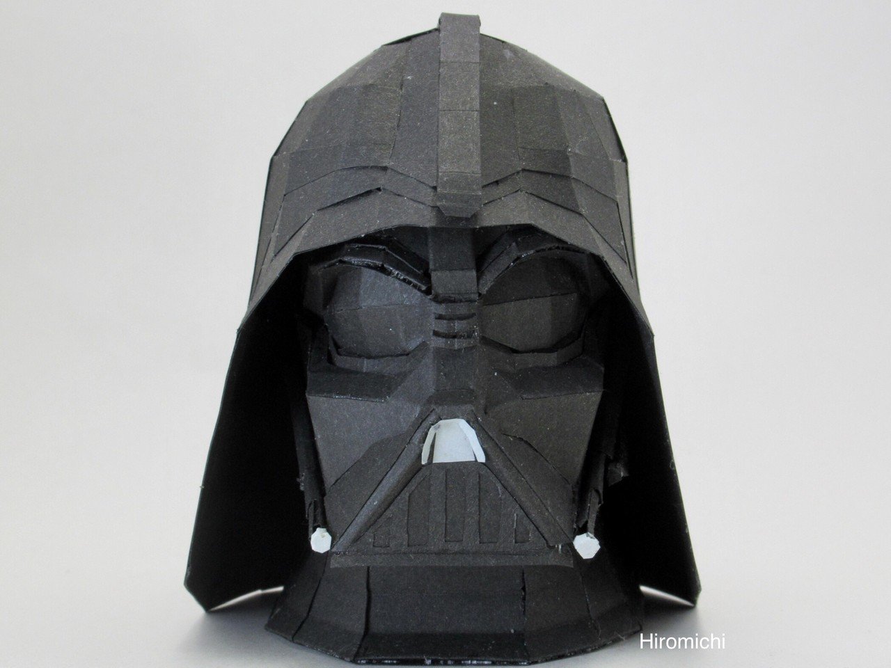 おうちチャレンジ折り紙8 ペーパークラフトでダースベイダー Hiromichi Wandering Note