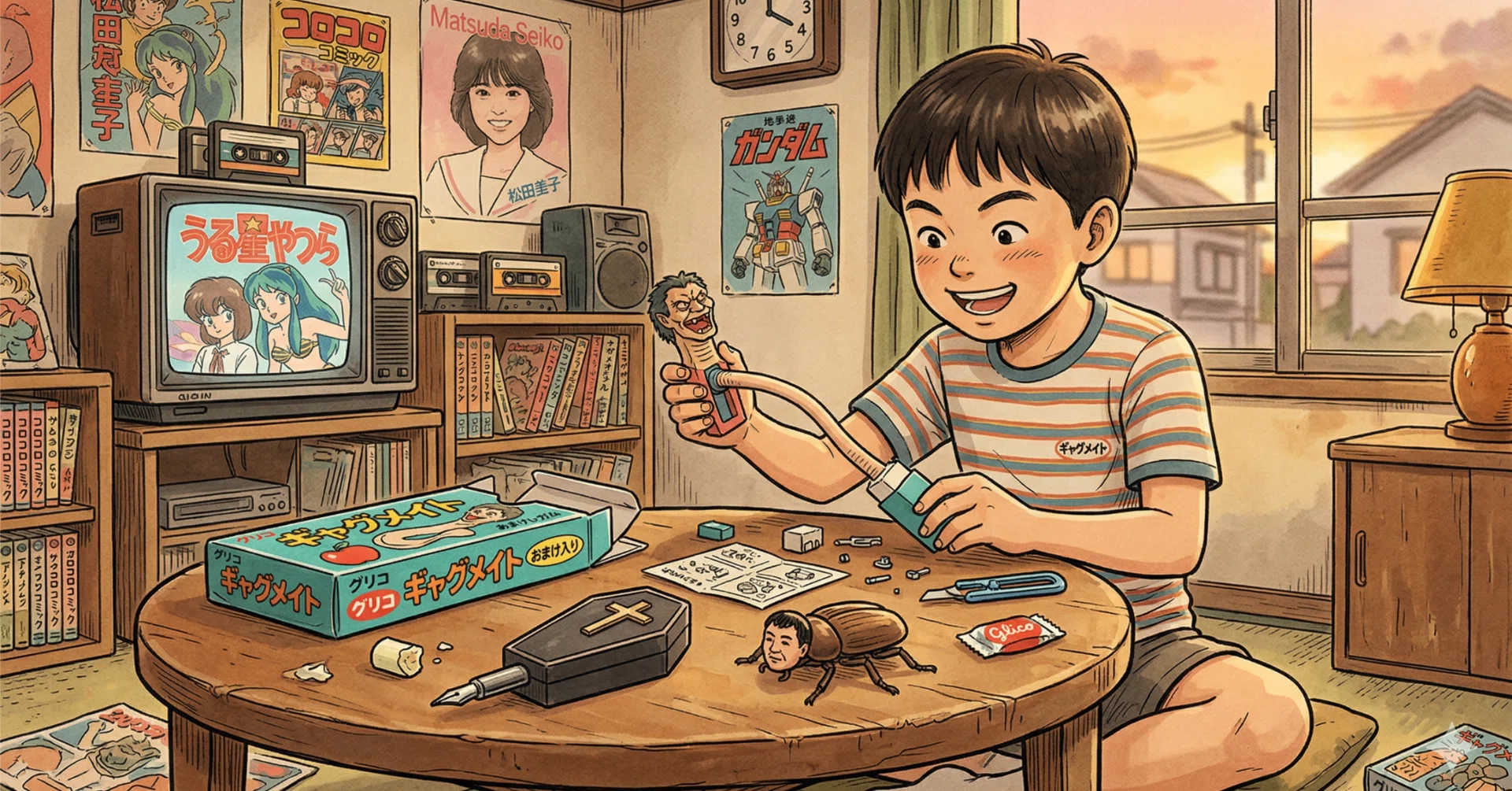 昭和50年生世代に刺さるおもちゃ解説「ギャグメイト」｜明読斎