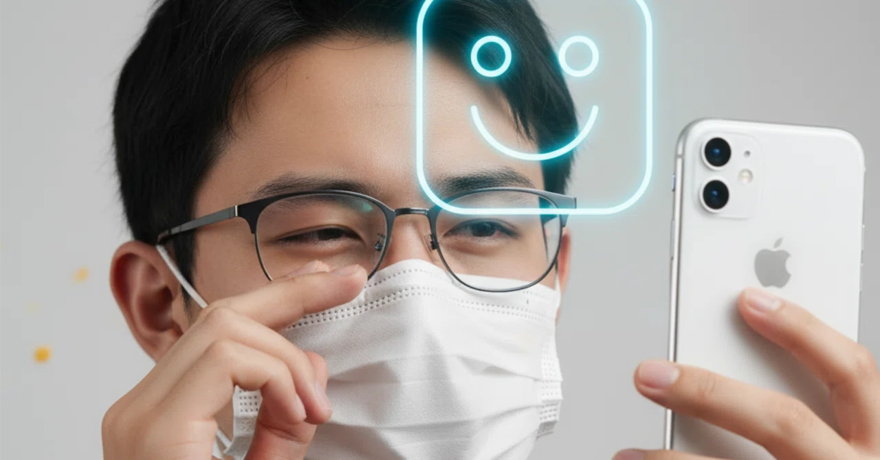 花粉症 vs Face ID：マスクをしたままiPhoneのロックを解除する終わり