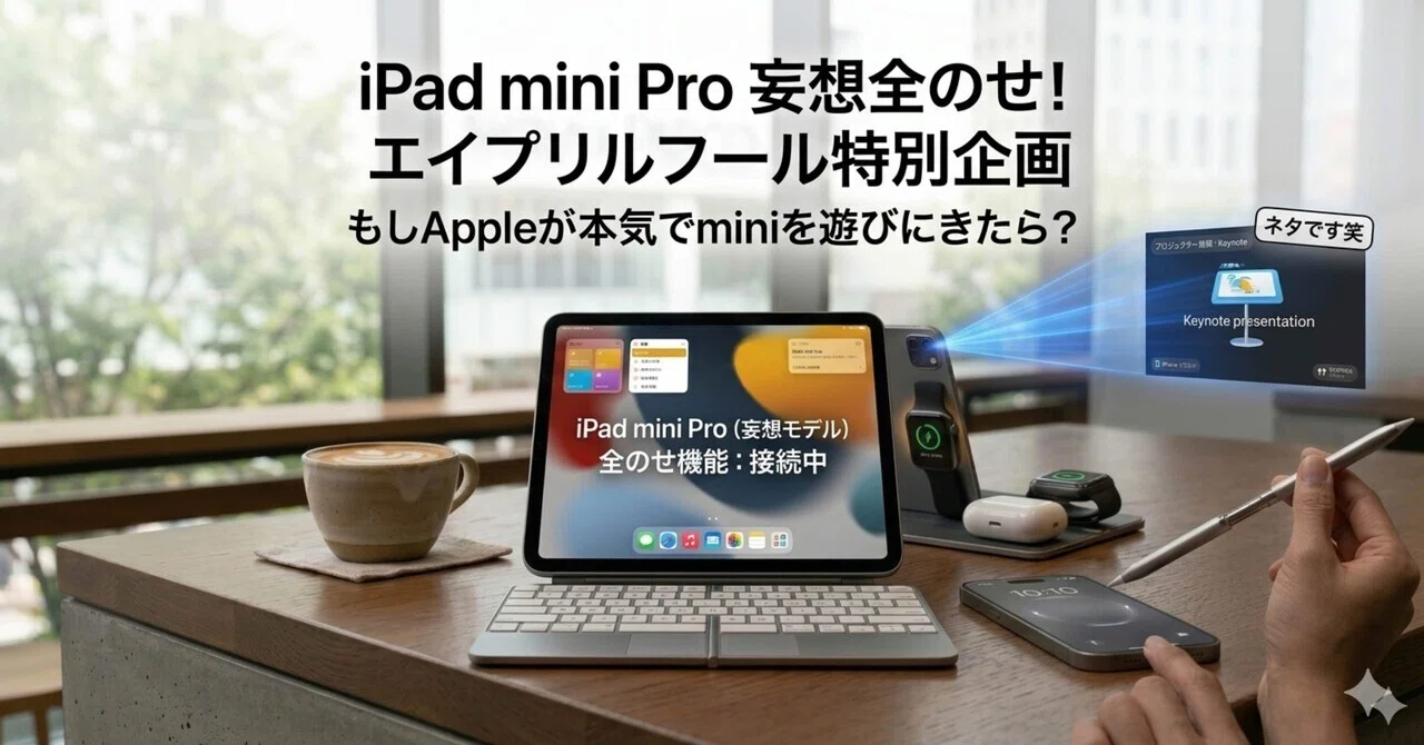 iPad mini Pro、発表！？…だったら全部ほしい。史上最強のiPad miniが 