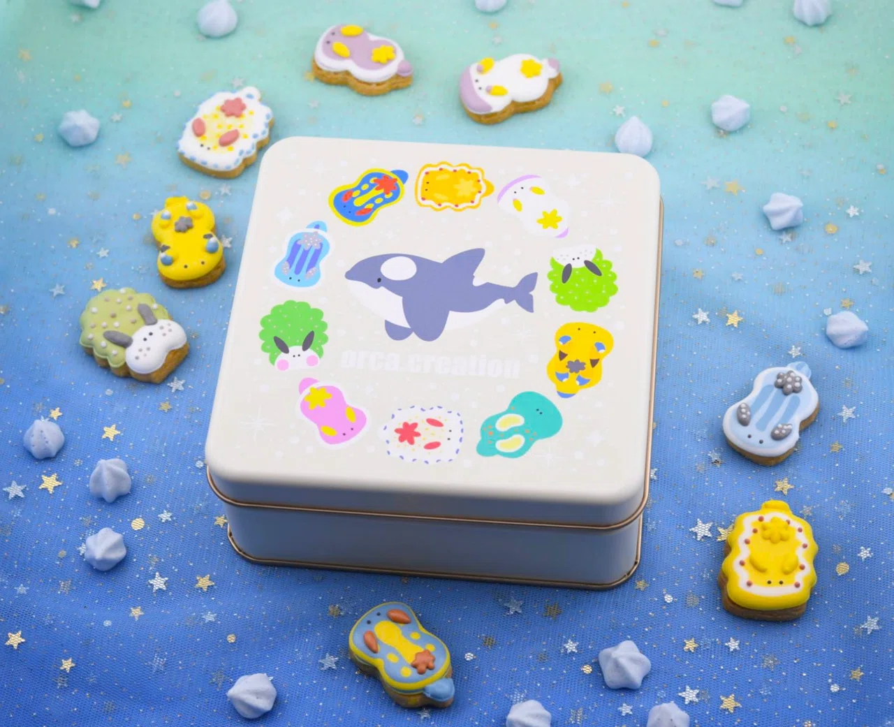 商品】アイシングクッキー缶｜orca.creation