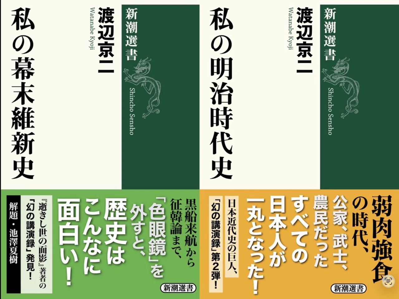 読書録「私の幕末維新史」「私の明治時代史」：本文を読む時間以上に