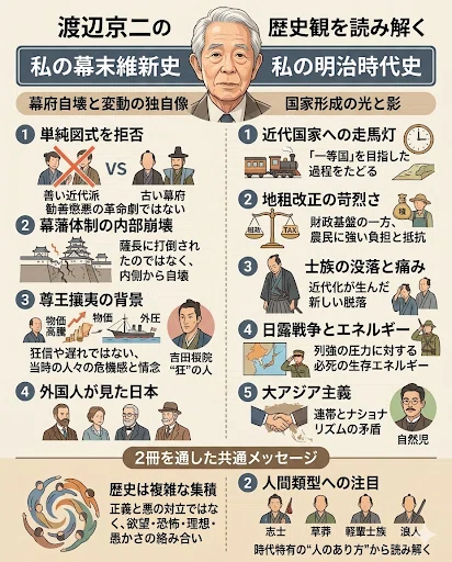 読書録「私の幕末維新史」「私の明治時代史」：本文を読む時間以上に