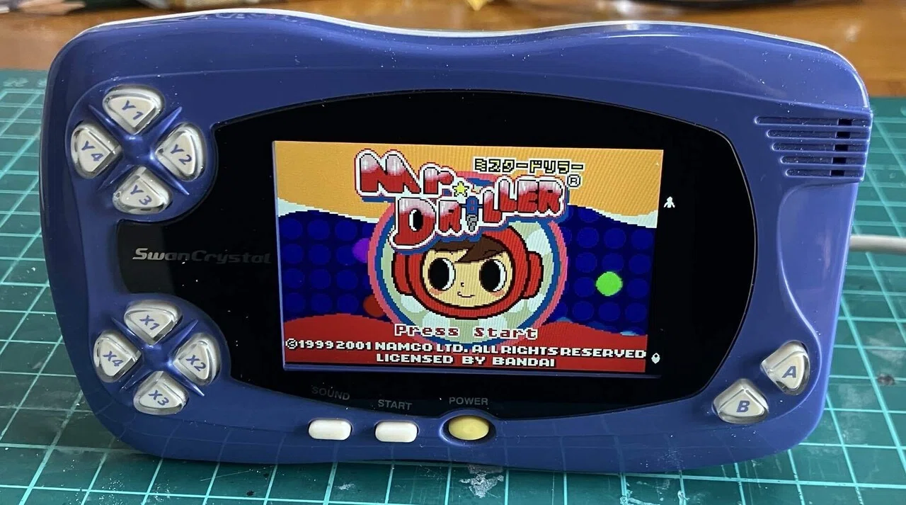たまには携帯ゲーム機の話を ワンダースワンクリスタルIPS化に