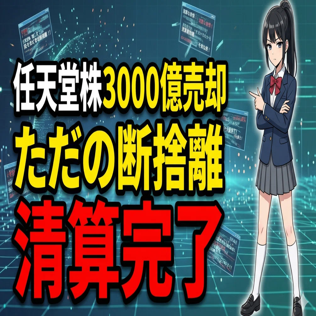 任天堂の株売却で読み解く3つの裏事情と【清算】｜美咲のゲームとか