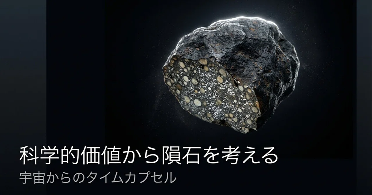 科学的価値から隕石を考える｜フロムラピス