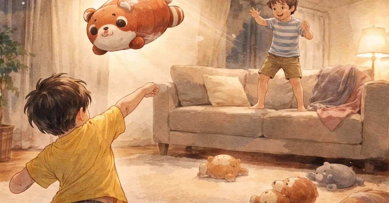My favorite stuffed animal is being thrown with all its might again ...