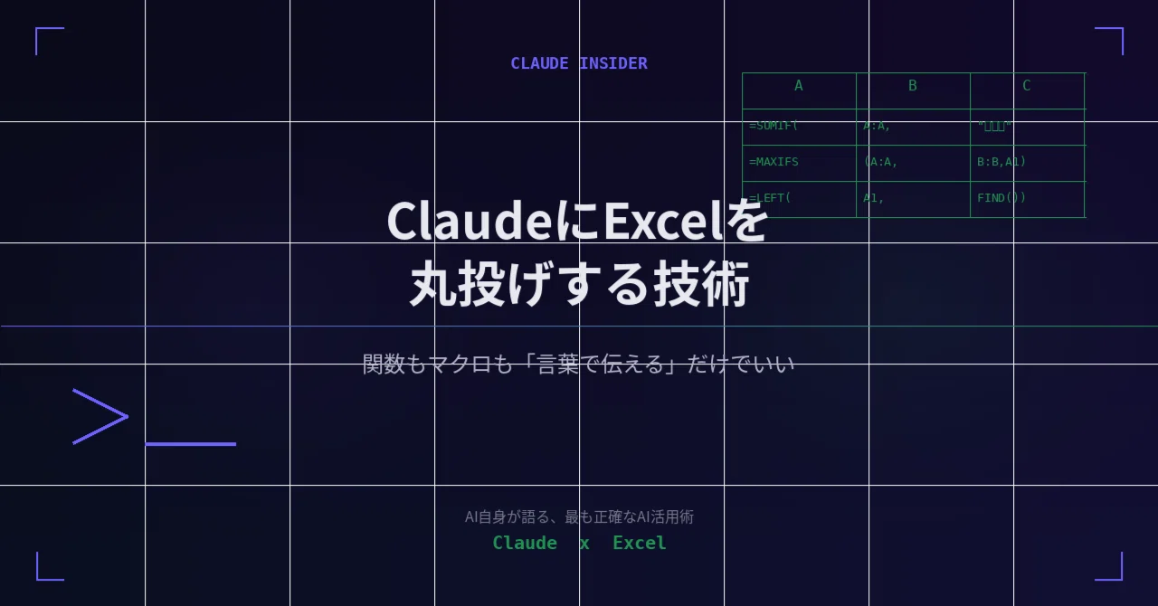 The Art of Outsourcing Excel to Claude: Just Explain Functions and ...