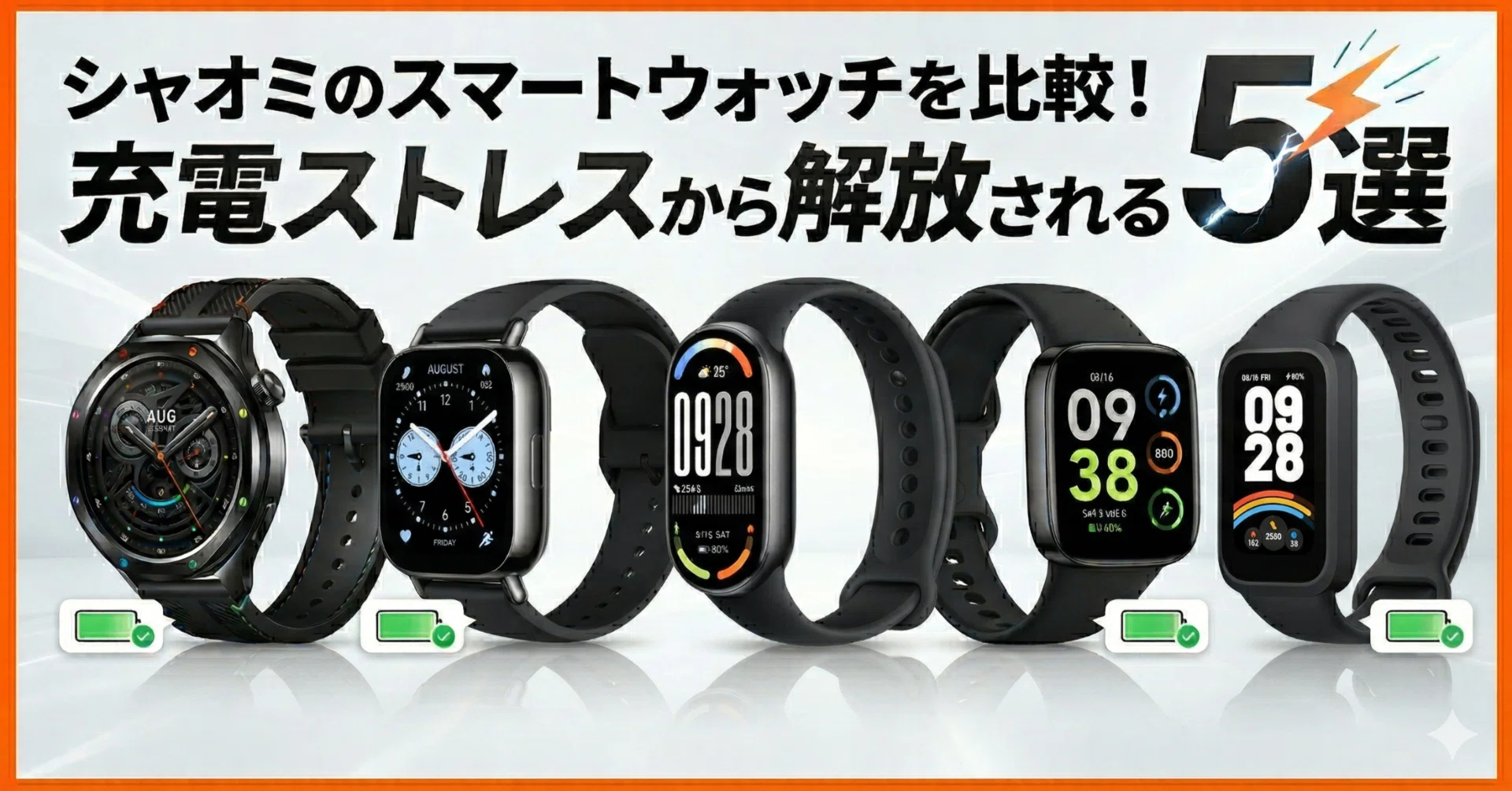 Xiaomi mi watch　おまけ多数　美品 2026年版】シャオミのスマートウォッチを比較！充電ストレスから解放
