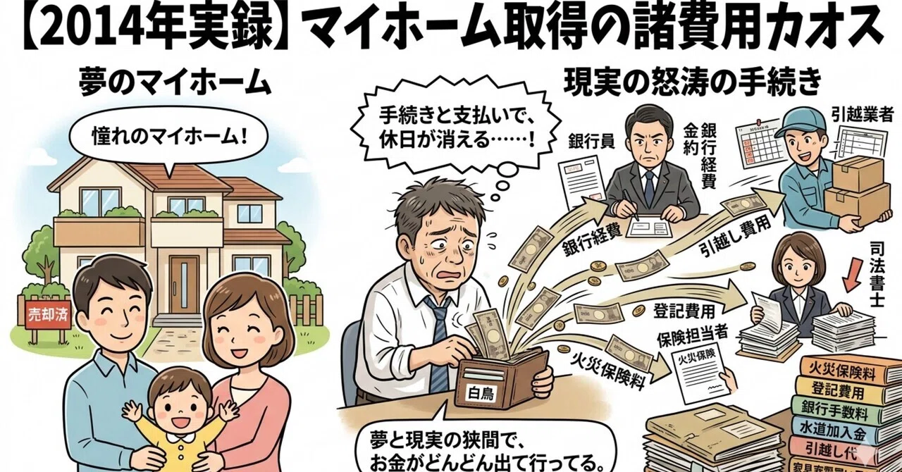 銀行のカウンターで120万円が消えた日。12年前の「マイホーム引き渡し 
