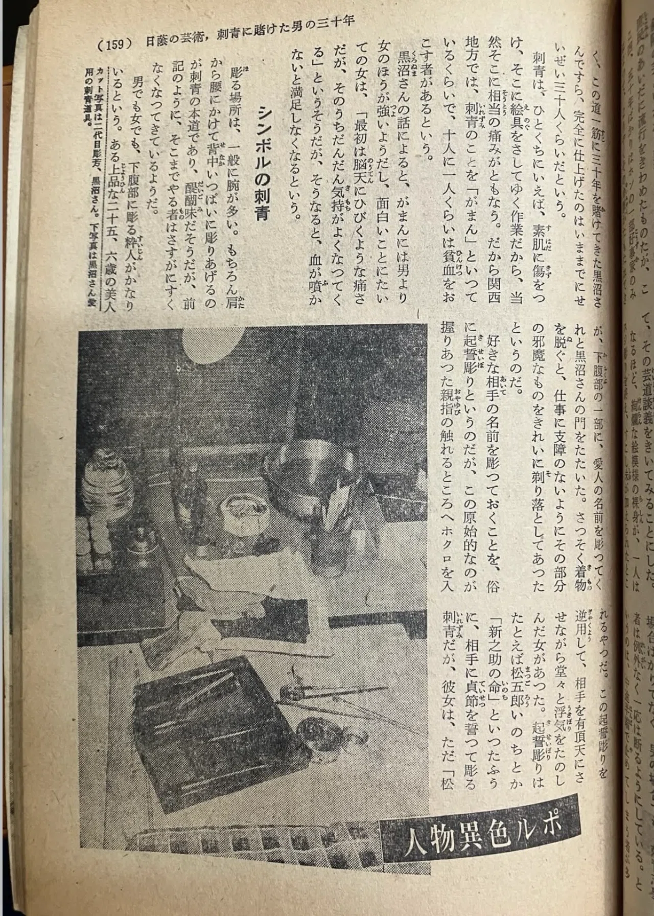 日本刺青の古今著聞集 (Japanese Tattoo History) ：刺青師 伊彫 Ihori 