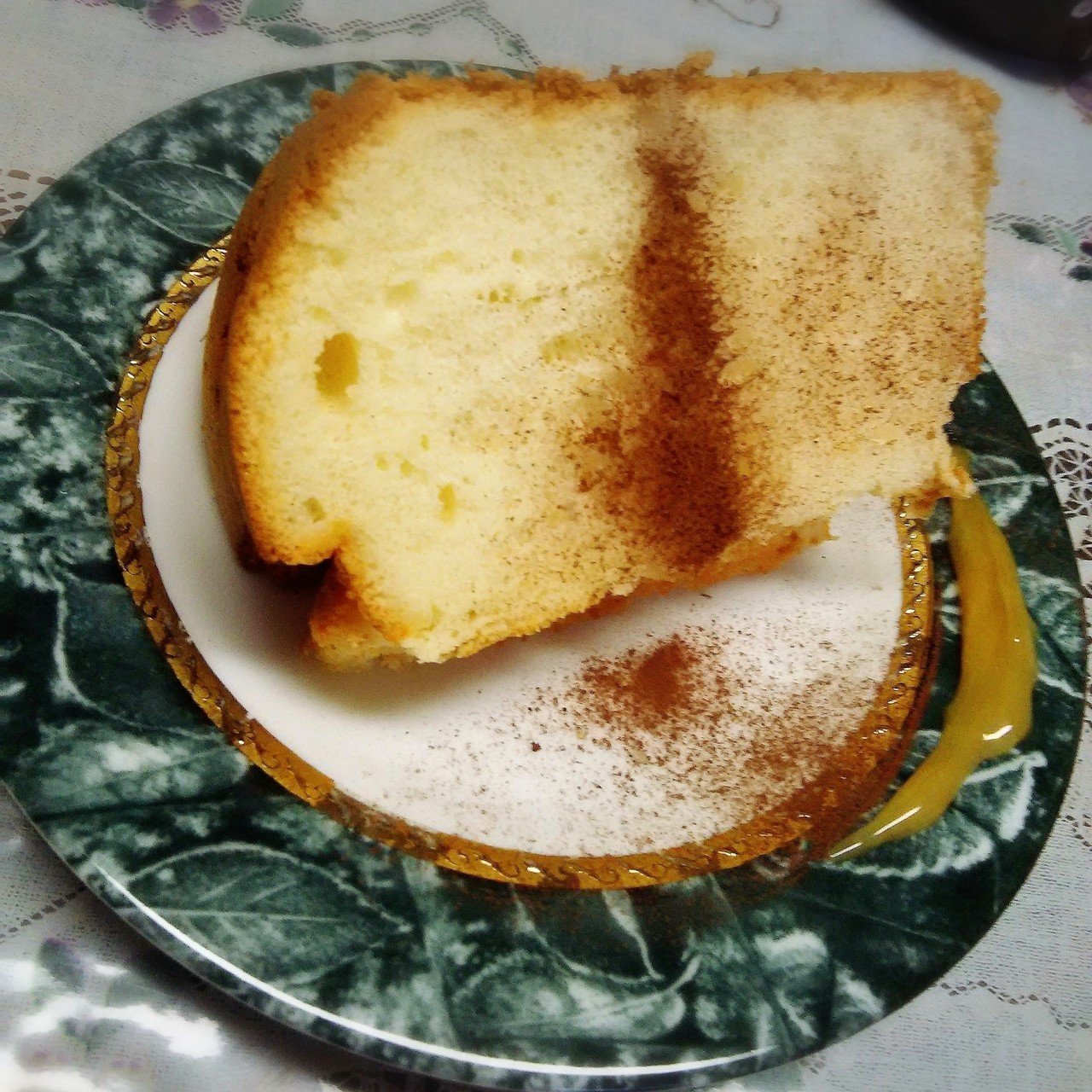 シフォンケーキ焼きましたー 硝子 Note