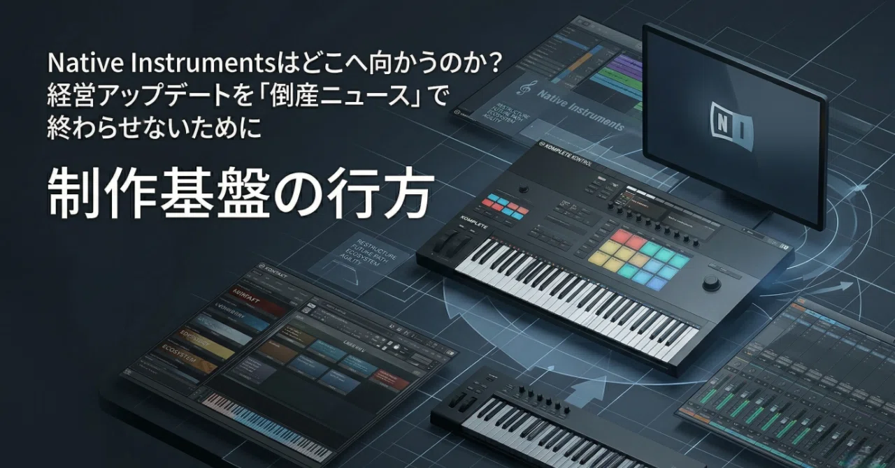 Native Instrumentsはどこへ向かうのか？経営アップデートの注目点｜伝