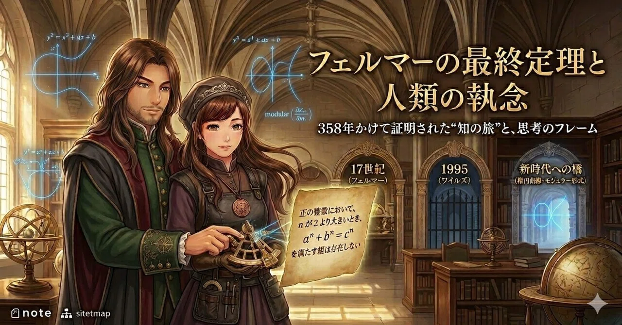 フェルマーの最終定理とは何だったのか――358年かけて証明された“人類の
