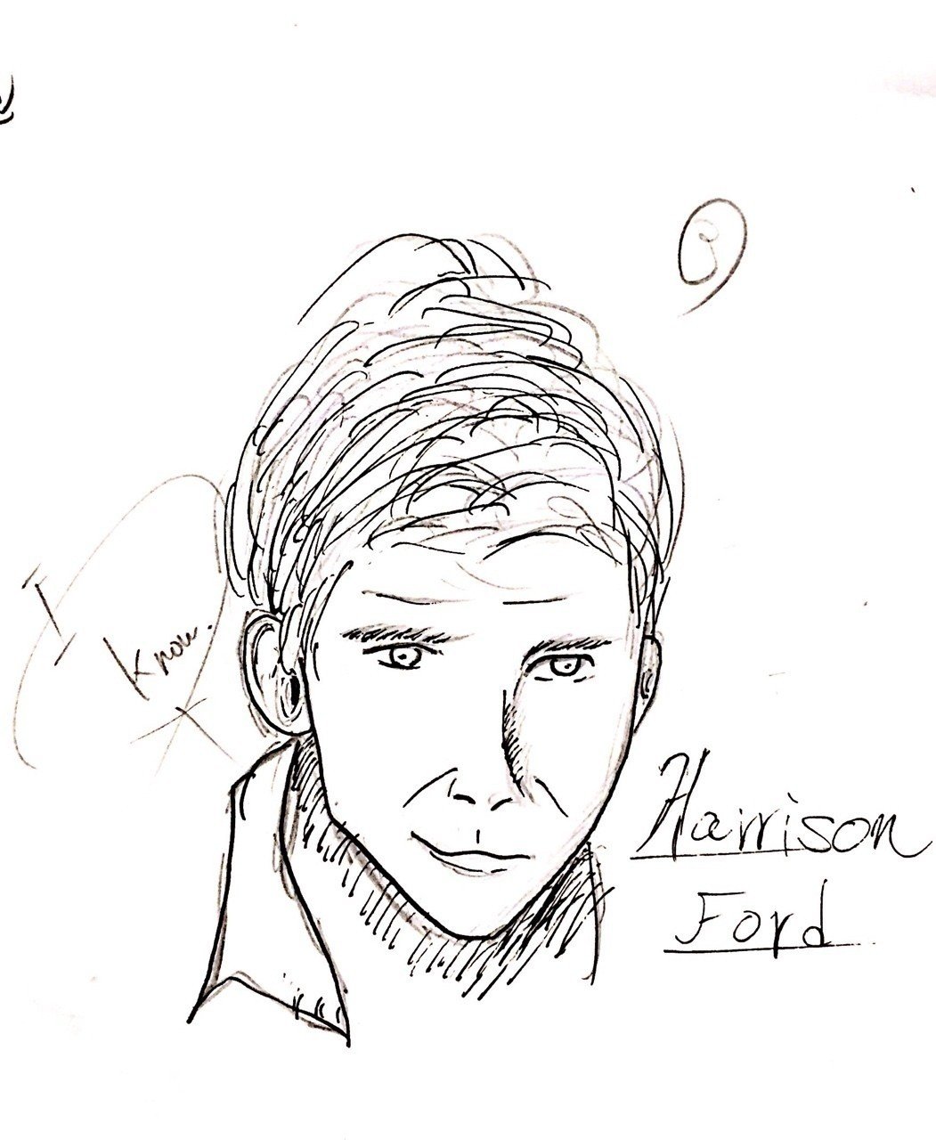 落書き ハリソン フォード 街野 針人 Note