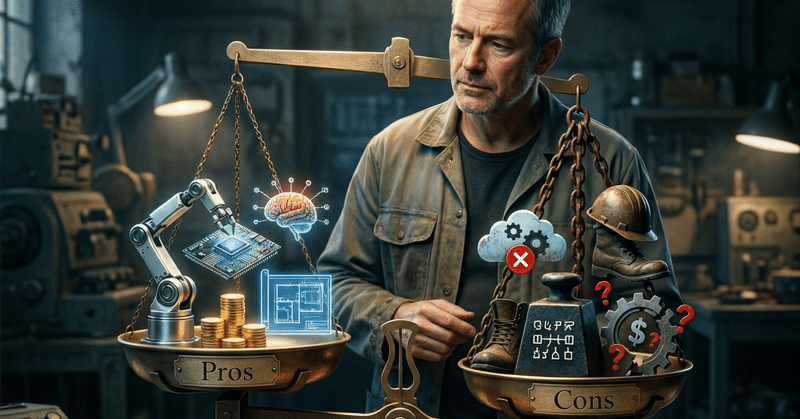 AI導入のメリット・デメリットの比較衡量